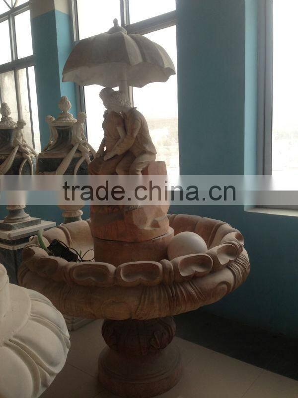 Modern Outdoor Marble Figure Fountain