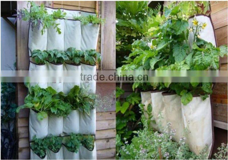 Customize White Wall Planter,Hanging Flower Bags