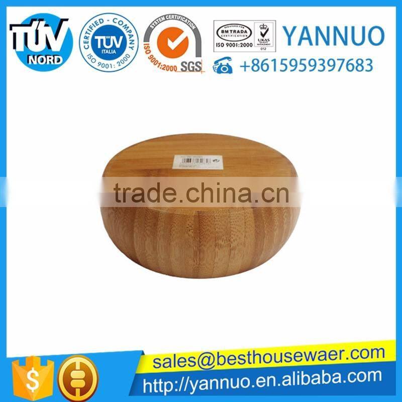 Natural Health Carbonized Bamboo Salad Bowl