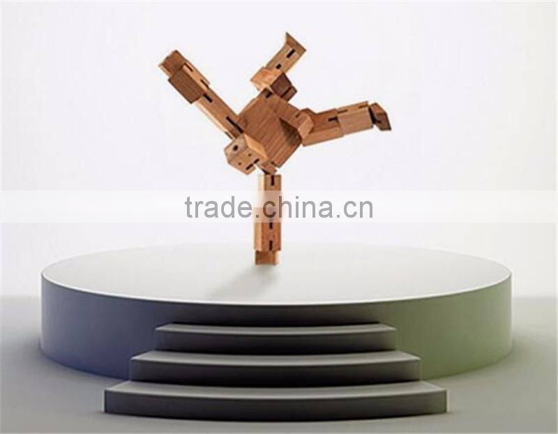 Blocks of wood cube robot Children's creative puzzle toys Amazing shape cube puzzle