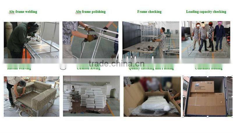 2017 Trade Assurance New Products Laguna Outdoor Poly Rattan resin wicker garden round table furniture