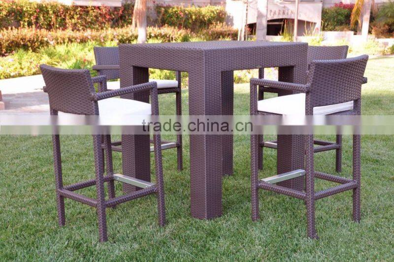 2017 Sigma high end cheap resin wicker modern lounge bar furniture