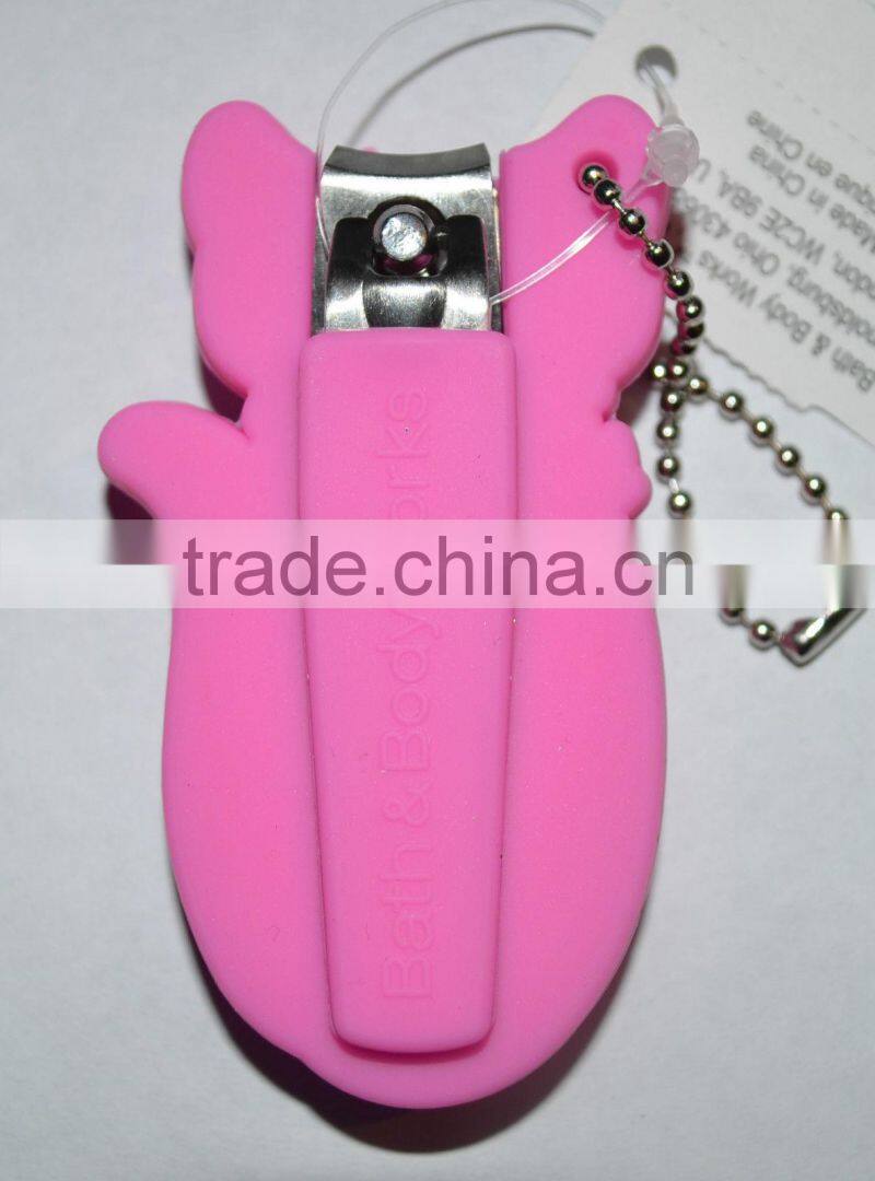 Pretty cutely silicone 3d animal Nail Clipper