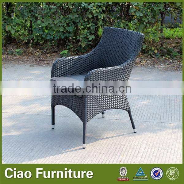Outdoor rattan armchair modern furniture
