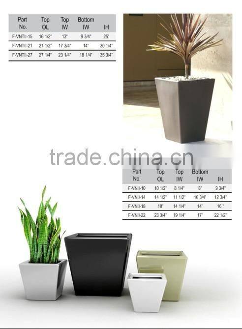 fiberglass flower pot balcony flower pot
