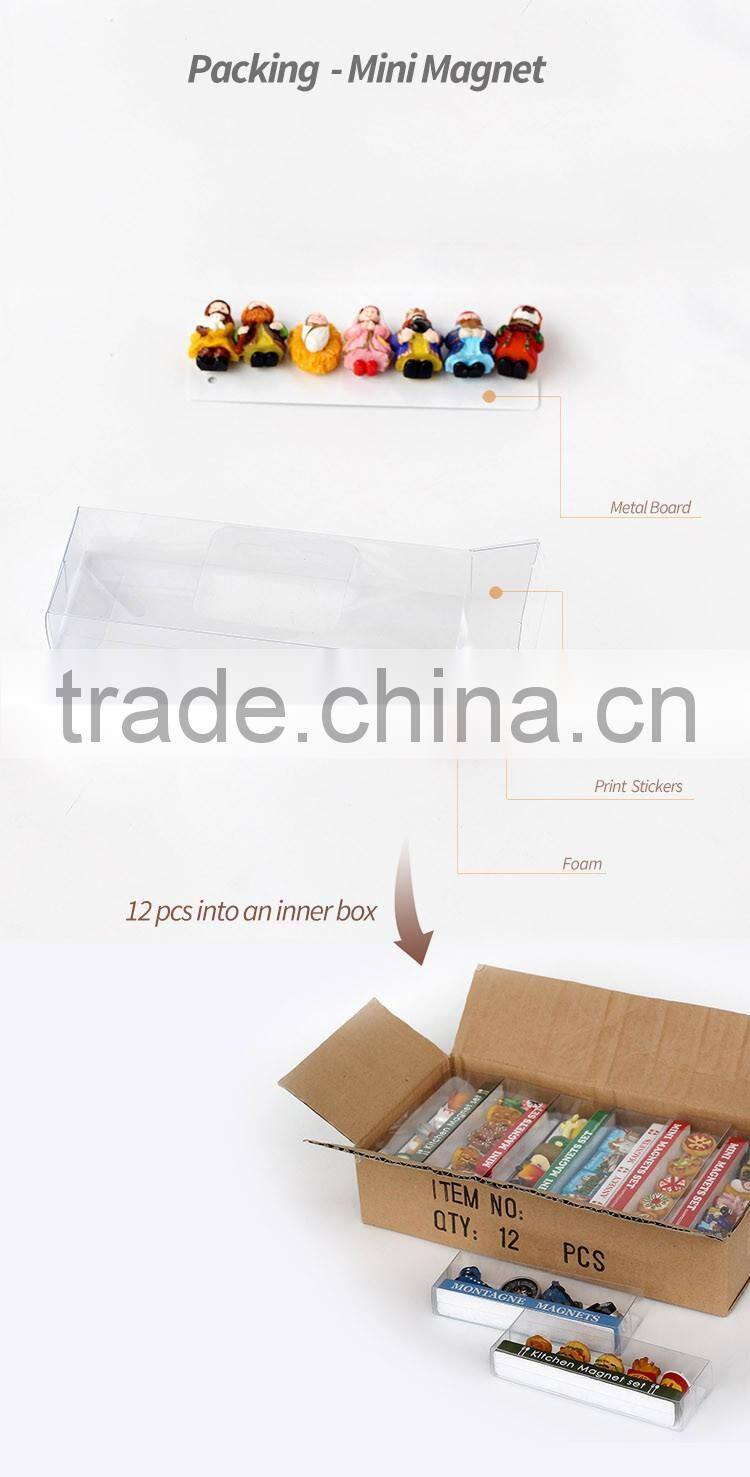 Varies super cute mini fridge magnet,guitar paris mini 3d custom magnet for home decor