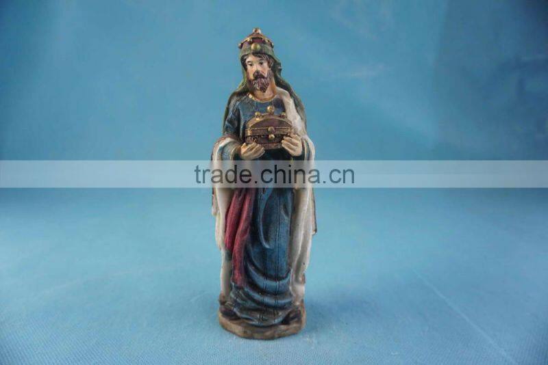 Small resin figurine about nativity story, resin nativity figurines with different design