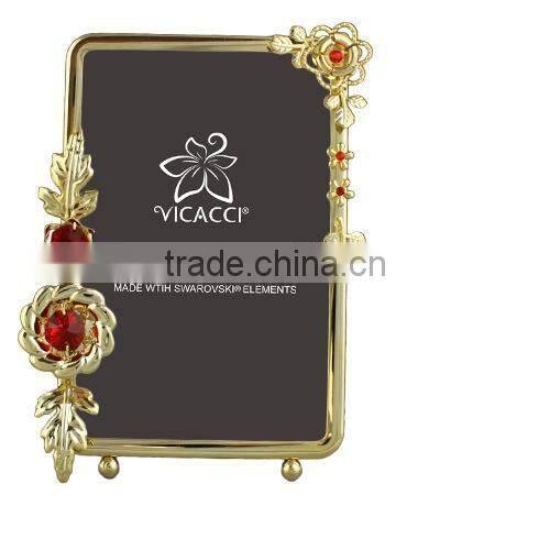 Good Quality 24K gold plated Square 3.5x5" Picture Holder