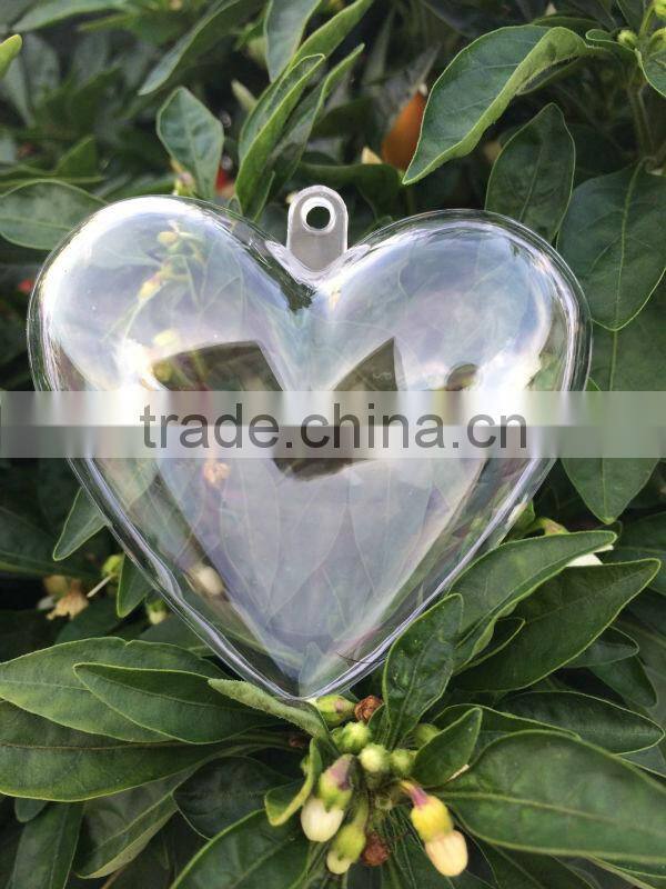 Plastic Transparent Heart shape box