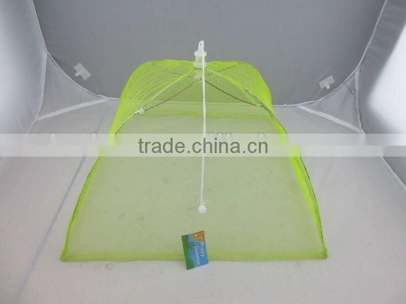 folded food cover white net cloth