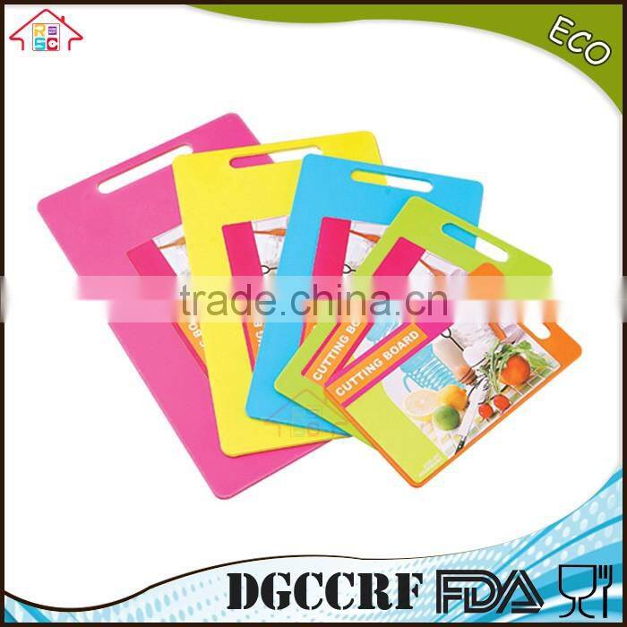 NBRSC Plastic polypropylene vegetable cutting board sala chopper chopping block
