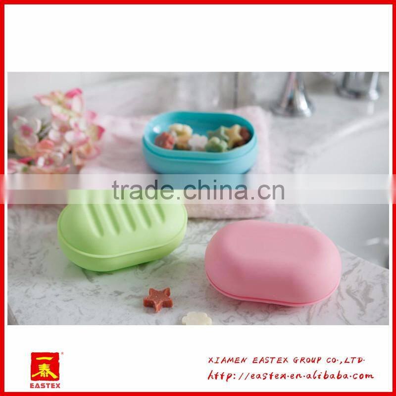 New Style Custom Easy Carry Travel Square Plastic Soap Box/Soap Stand