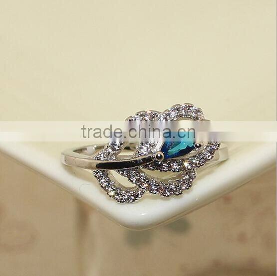 Japan &Korea bowknot pearl Diamonds Rings