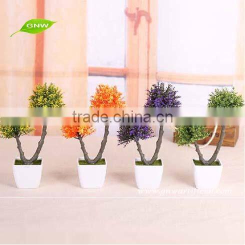 GP001-3 GNWartificial ornamental plants with garden flower pot for office and home interior decoration