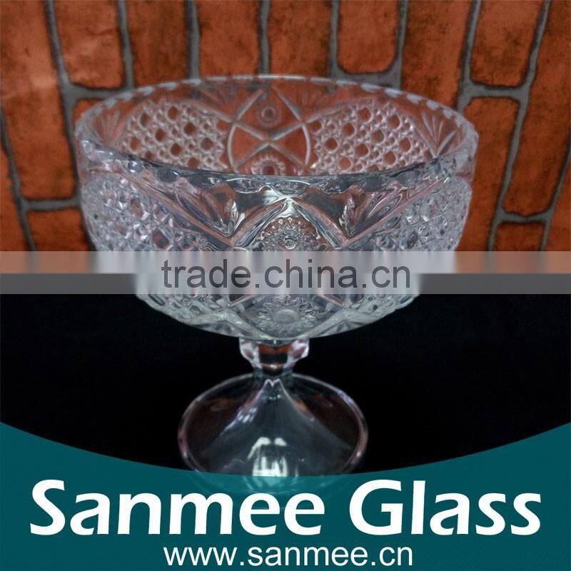 Low Price China Manufacture Cheap Goblet Shape Glass Vase