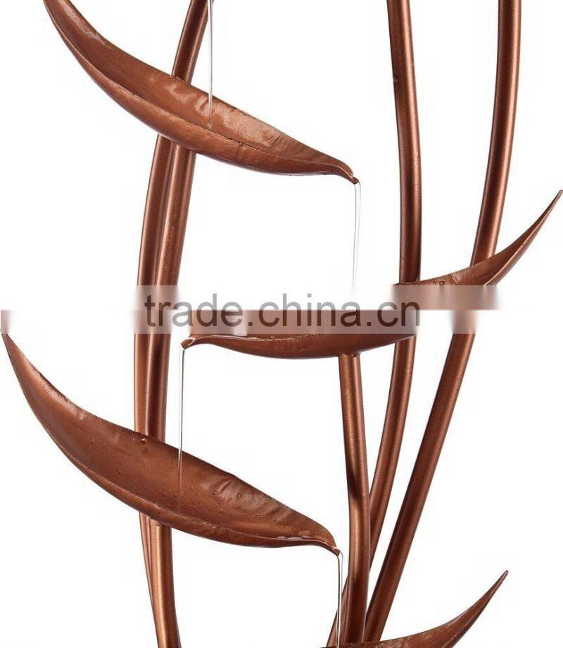 Tiered Leaves Outdoor Garden Fountain