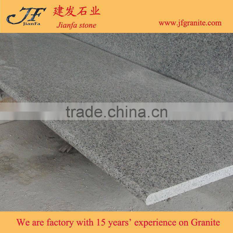 Light Grey Popular Bianco Sardo Polished G640 Granite Stairs Risers