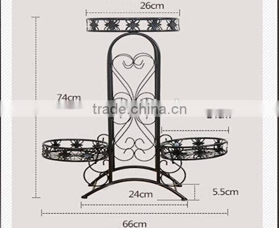 Display garden decorate plant flower pot metal iron storage stand