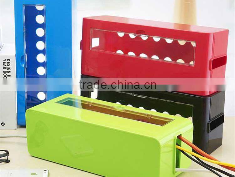 Multi Power Plug Socket Anti-dust Storage Box Cable/Wire/Cord Organizer Box