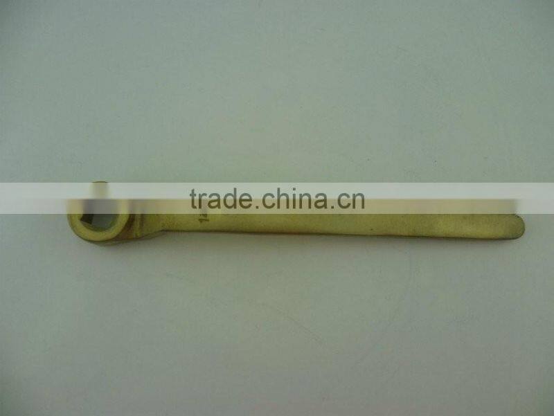 valve square driver, Al-copper alloy nonsparking hardware hand safety non spark tools China tools spanners nonmagnetic wrench