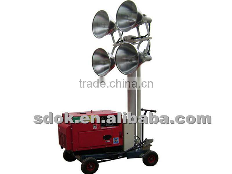 Superior quality solar light tower,flood light tower,mobile light tower