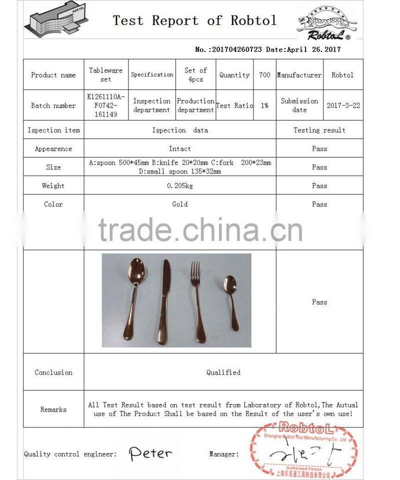 4 Piece Cutlery Set Spoon Fork Knife Flatware Dinning Dinnerware Tableware Stainless Steel