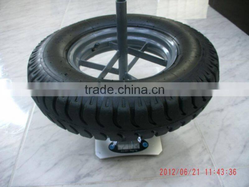 4.80/4.00-8 rubber wheel with steel rim made in china
