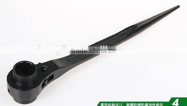 Berrylion Rat-Tail Ratchet Wrench 24-27 Ratchet Wrench Black Rat-tail Wrench