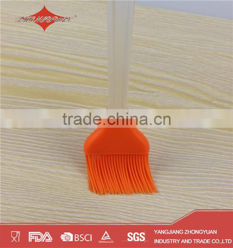 Non toxic pastry tools plastic handle silicone brush