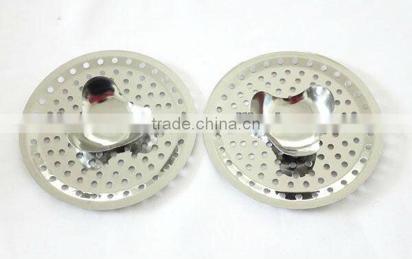 2 pcs stainless steel sink strainer set