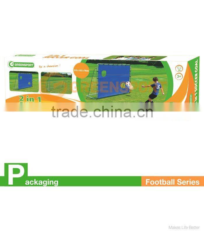 GSSG8 2016 Best Seller Metal Frame Soccer Goal football goal with Net and Panel