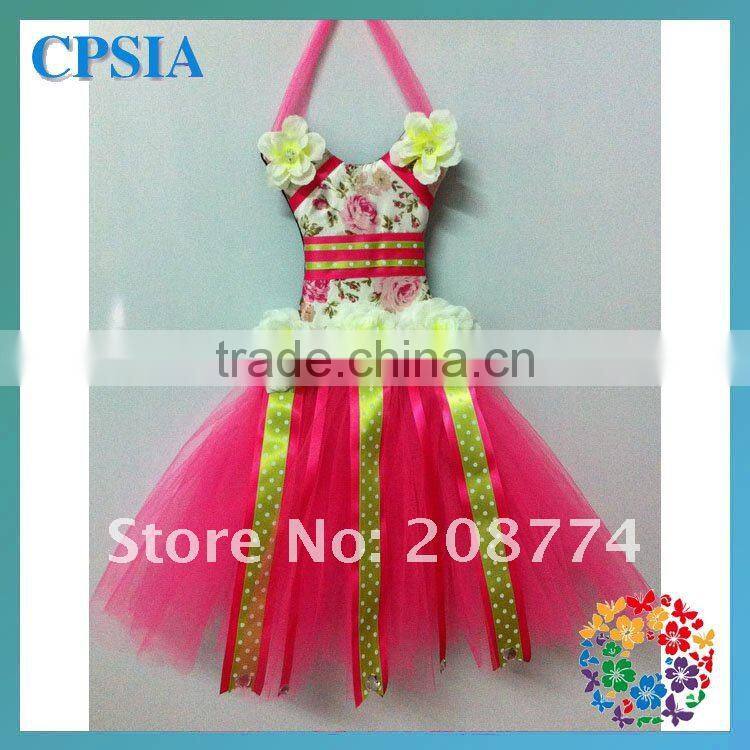 peacock tutu bows holder Halloween fashion tutu holders dress