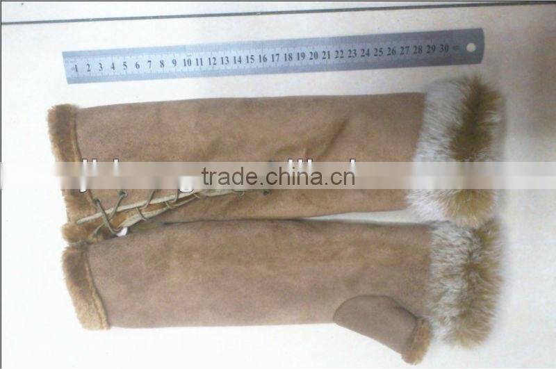 rabbit fur winter gloves wholesale/Long rabbit fur gloves