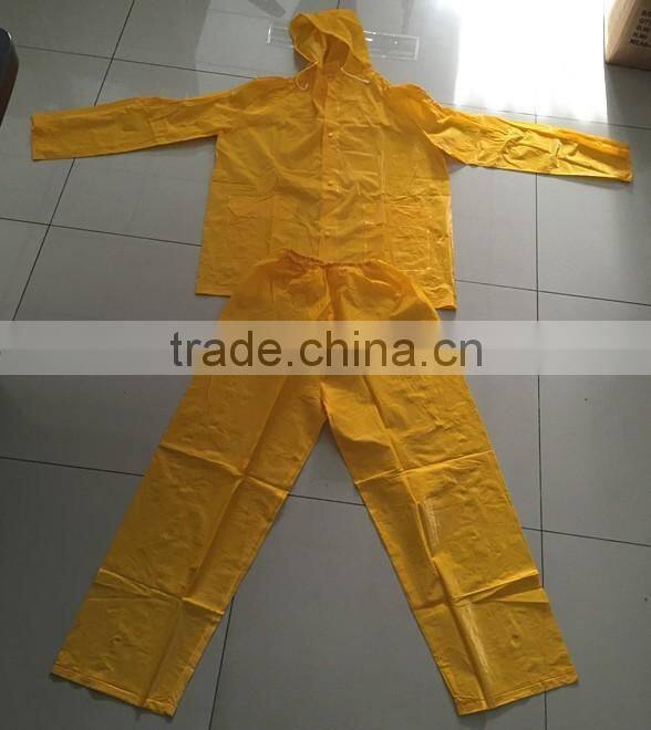 waterproof pvc raincoat/rain jacket