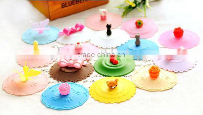 clear cup with lid ps cup lid eco-friendly silicone cup lids