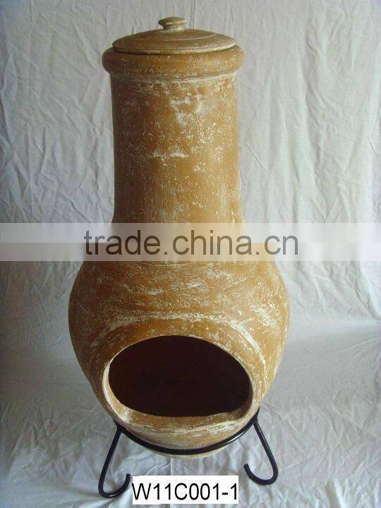 CLAY STOVE CHIMNEY POT