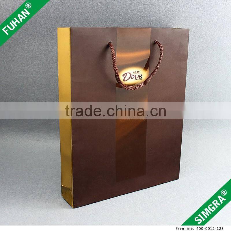 Factory Make Chocolate Paper shopping Bag