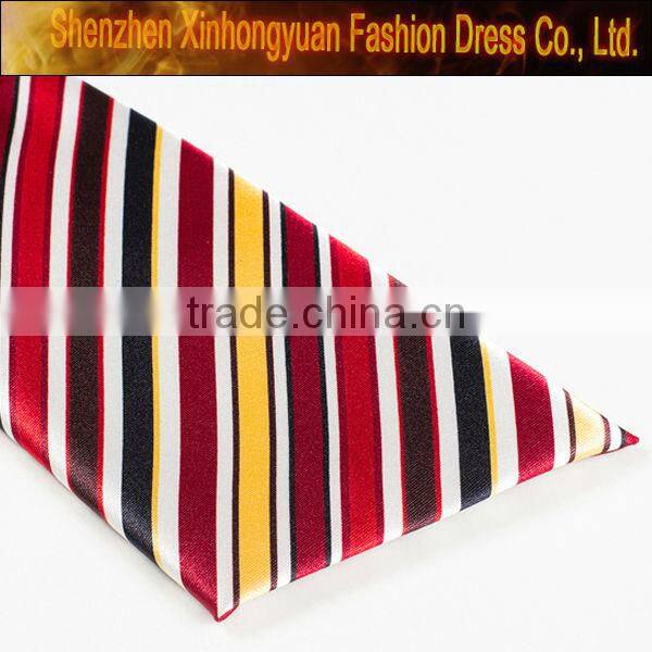 custom fashion silky polyester women's necktie