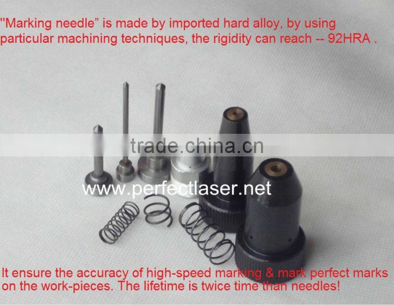 LCD Control Rotary Pnematic Dot Peen Marking Machine for Metal Engraving