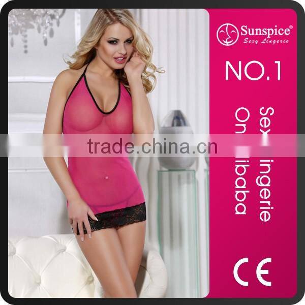 hot fashion sexy see through girls nighty sexy wear lingerie