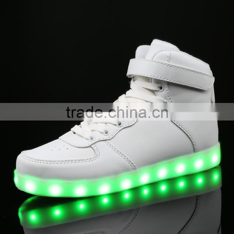 HFR-T330 2016 latest design high top led men shoes