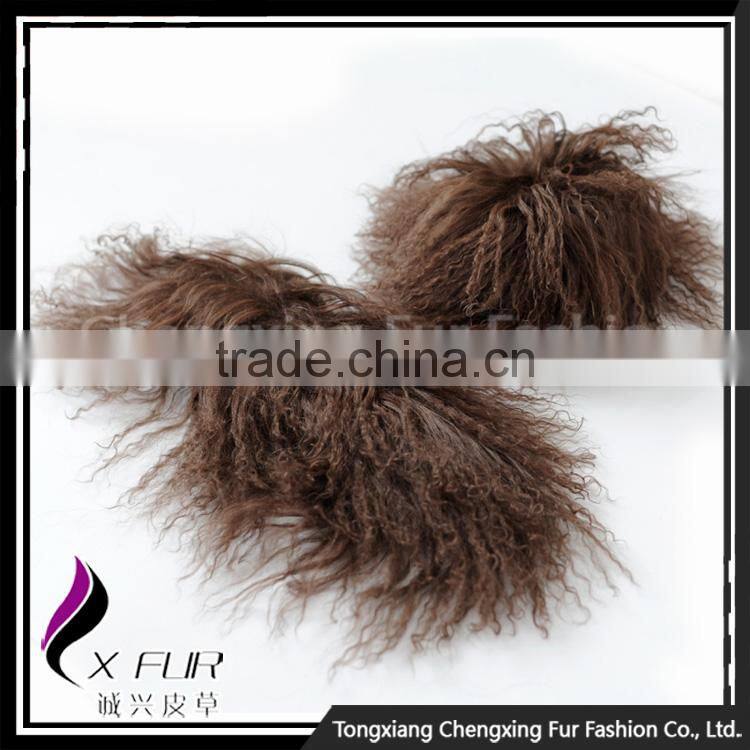 CX-A-47D Wholesale Cheap Cute Gift Multicolor Lamb Fur Slap Cuff Bracelet