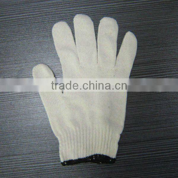 open end regenerated color cotton yarn gloves
