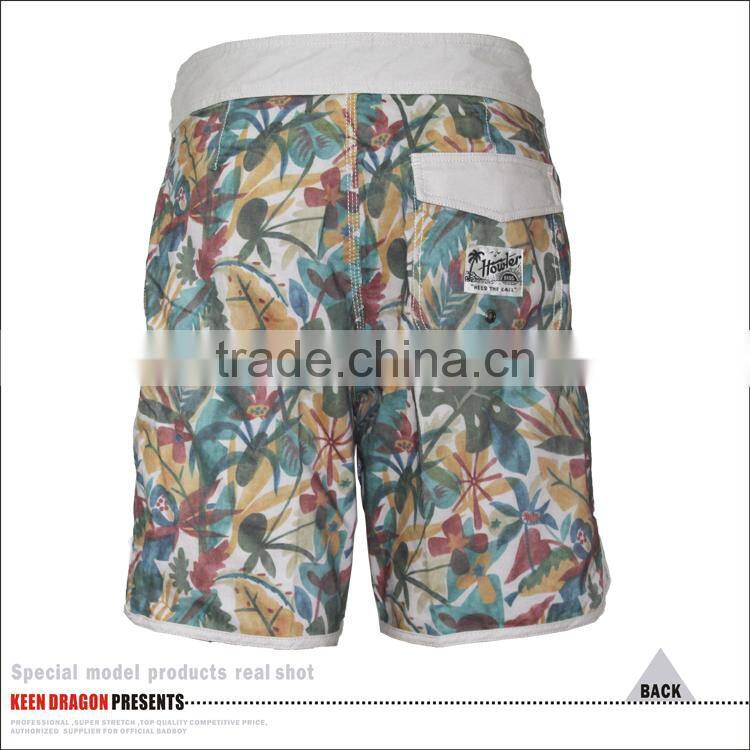 Customized Floral Printed Leisure Swim Trunks/Mens Board shorts