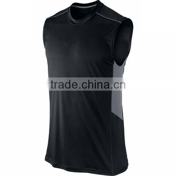 Fitness Customized Mens BaSEtball Sports Sleeveless t-shirt
