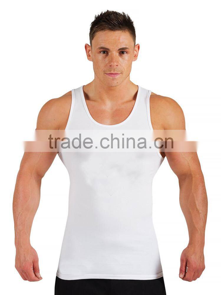 fitness bodybuilding mens gym stringer vest
