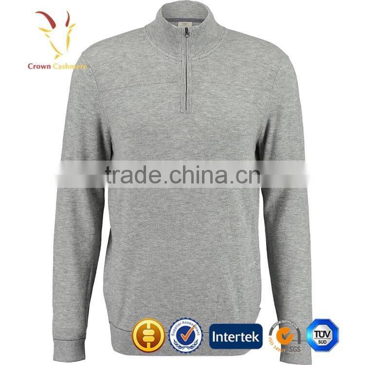 2016 New Fashion Cashmere Sweater Cost Cashmere Jumpers Half Zip Sweater Mens