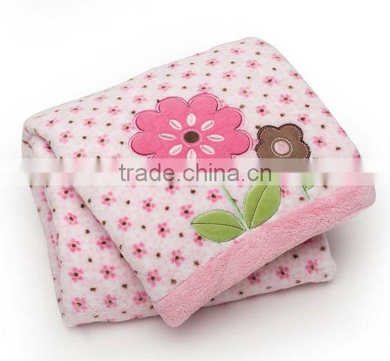 Trade assurance terry throw baby swaddle knitted soft cotton custom china printed all types of baby blanket