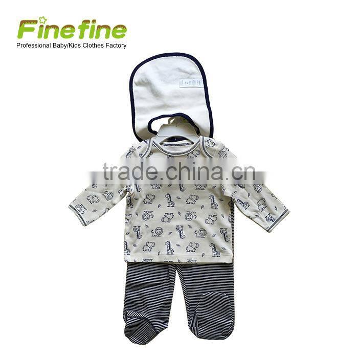 Europe Design Cute Autumn Winter Baby Clothing Set