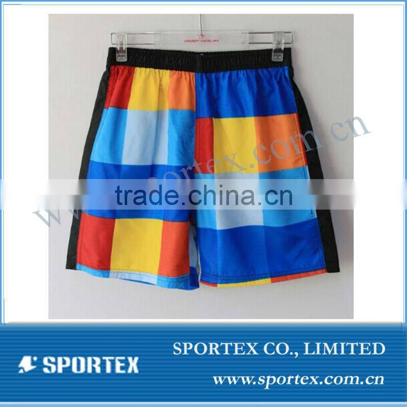 Colorful mens swiming shorts OEM mens shorts for sports